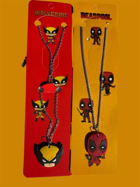 Deadpool & Wolverine Best Friends  Çift Arkadaş Kolyesi