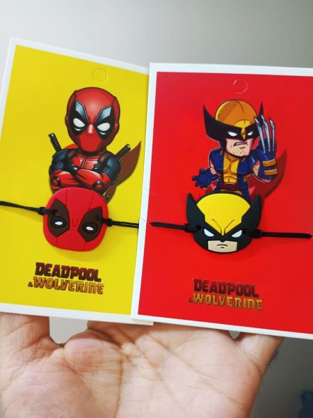 Deadpool & Wolverine Best Friends  Çift İkili Arkadaş Bilekliği