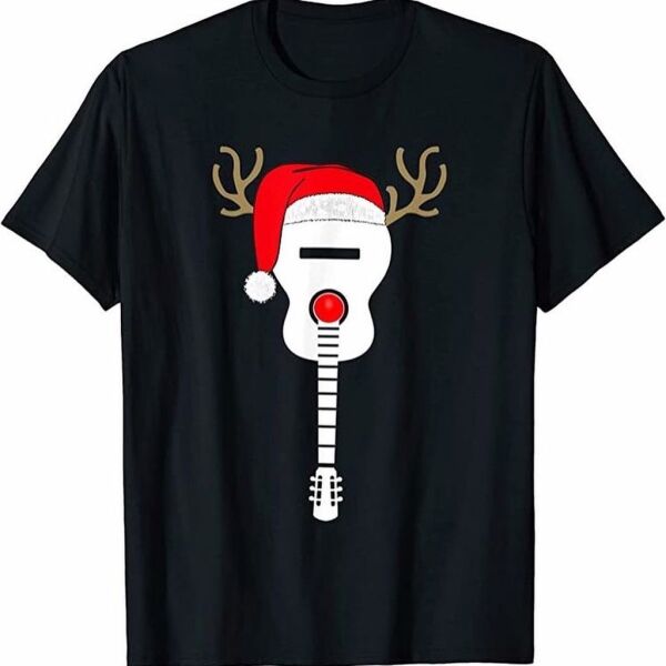 Herşey Nota Noel Gitar Unisex Tshirt
