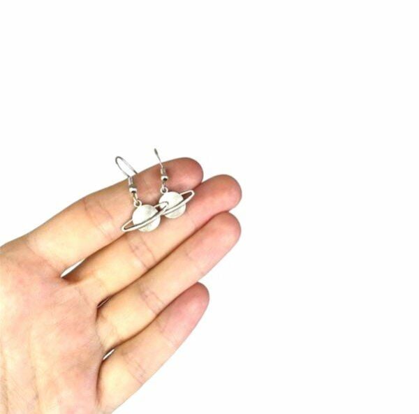 Satürn Gezegen Küpe