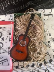 Minyatür Gitar Klasik Gitar Jwın Lanas Type Klasik Gitar Biblo 25 cm