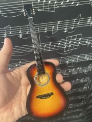 Minyatür Gitar Klasik Rodriguez Ahşap Hediyelik Biblo 25 cm