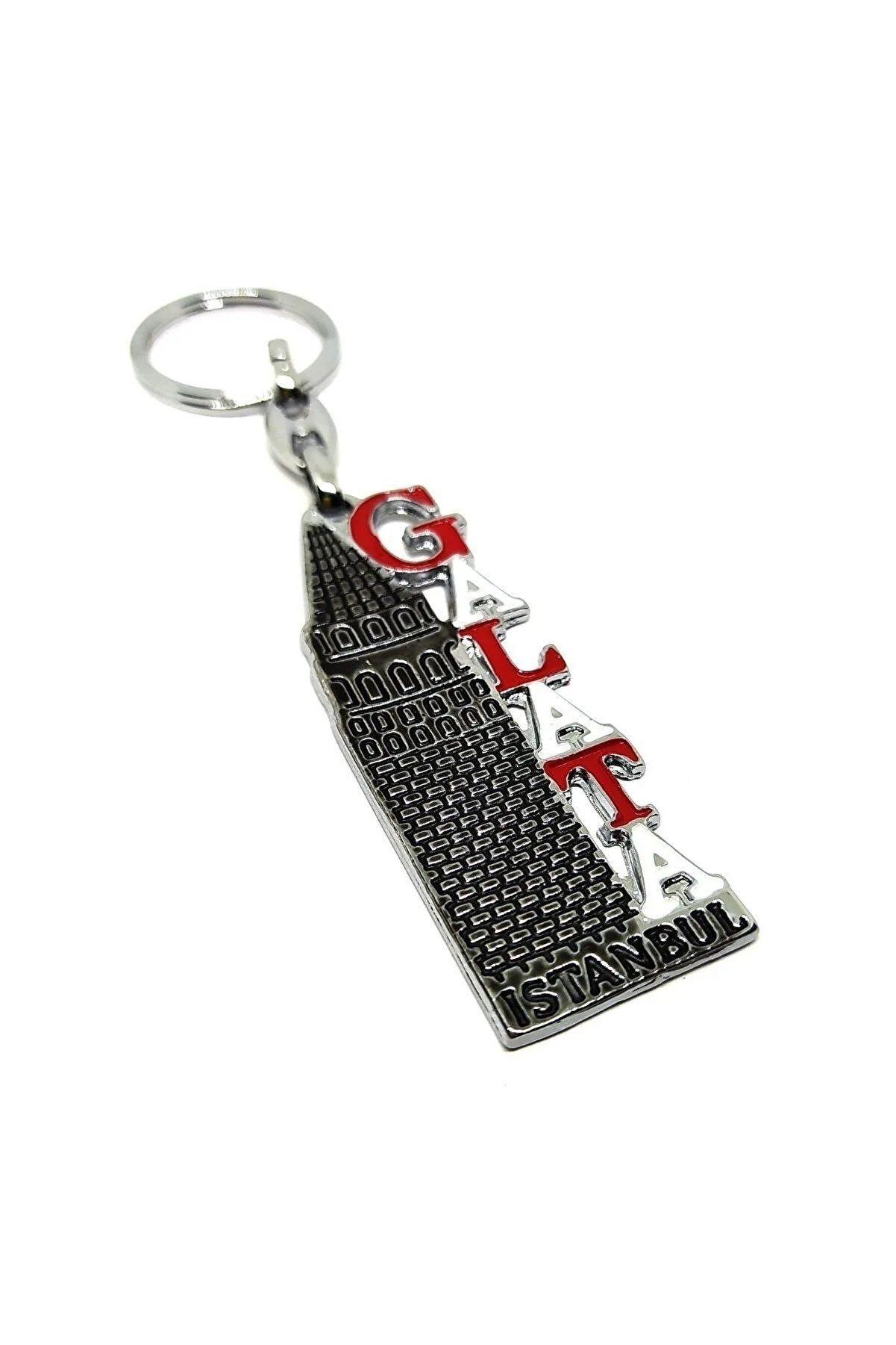 Galata Kulesi Metal Mineli Anahtarlık