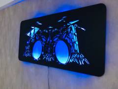 Bateri Duvar Dekoru Işıklı 50x100cm