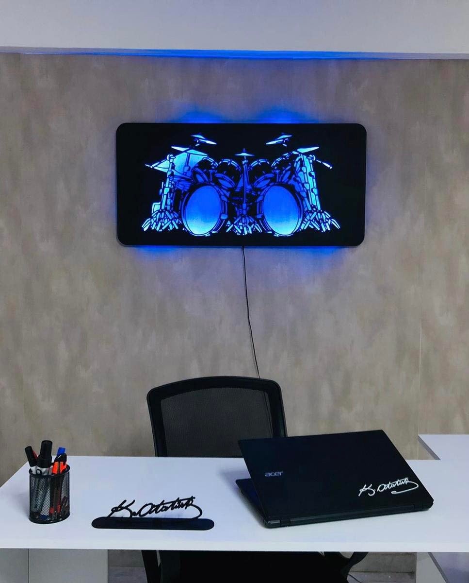 Bateri Duvar Dekoru Işıklı 50x100cm