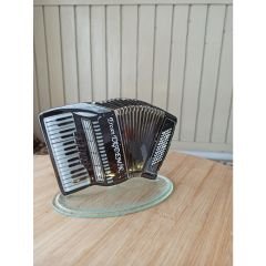 Akordeon Cam Hediyelik Biblo 16 cm
