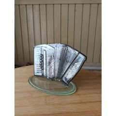 Akordeon Cam Hediyelik Biblo 16 cm Evet