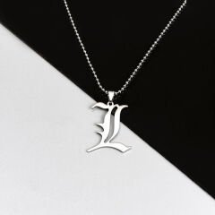 Death Note L Paslanmaz Çelik Kolye Naruto