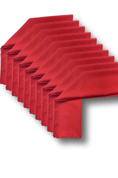 Kırmızı Şifon Fular Bandana 23 Nisan, 29 Ekim, 30 Ağustos, 19 Mayıs Fular 10 adet