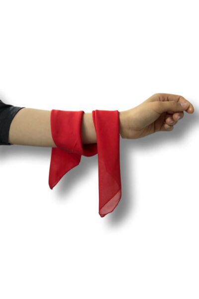 Kırmızı Şifon Fular Bandana 23 Nisan, 29 Ekim, 30 Ağustos, 19 Mayıs Fular 10 adet
