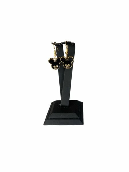 Mickey Mouse Başı Figürlü Çizgi Kahramanlar Küpe