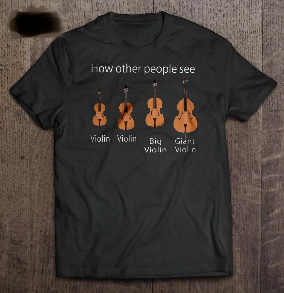 Herşey Nota Keman Çello Unisex Tshirt