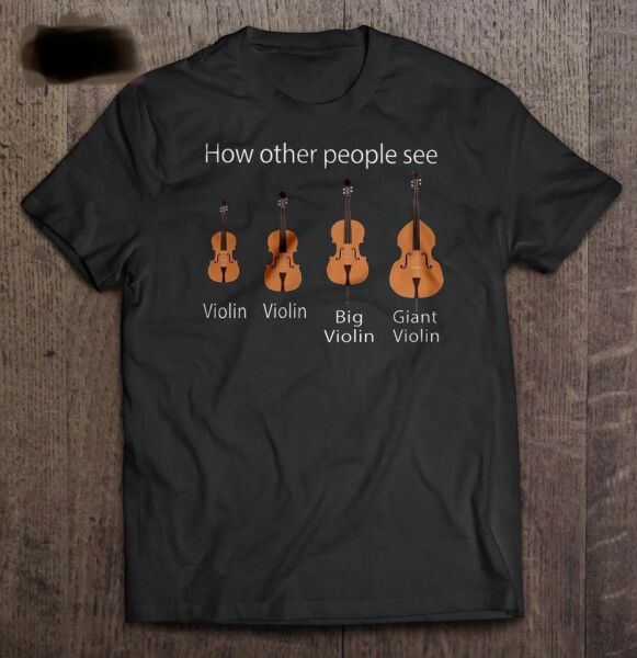 Herşey Nota Keman Çello Unisex Tshirt