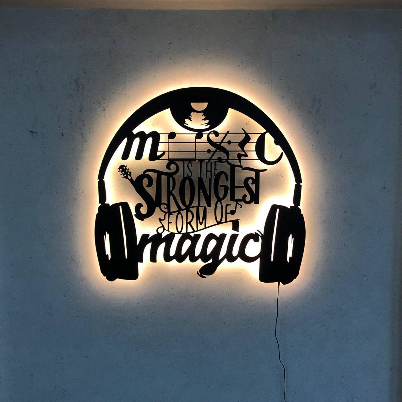 Dj Kulaklık Duvar Dekoru