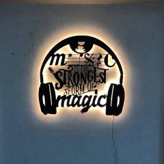 Dj Kulaklık Duvar Dekoru