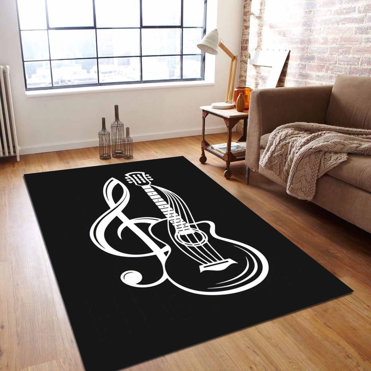 Gitar Sol Anahtar Uyumu Halı
