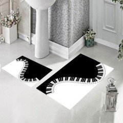 Piyano Müzik Banyo Paspas 2 li