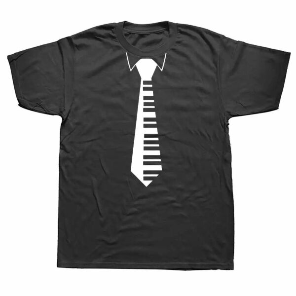 Herşey Nota Piyano Kravat Unisex Tshirt