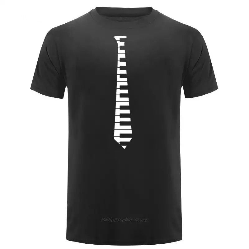 Herşey Nota Piyano Kravat Unisex Tshirt