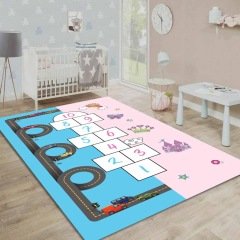 Renkli Balıklar Salon Halısı 100x150