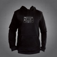 Kaset Kapüşonlu Sweatshirt Hoodie L