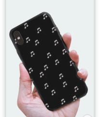 Notalı Desen iPhone Telefon Kılıfı