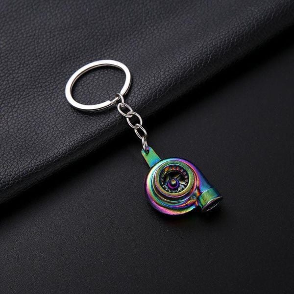 Oto Araba Anahtarlık Turbo Metal Bukalemun Renk Sessiz