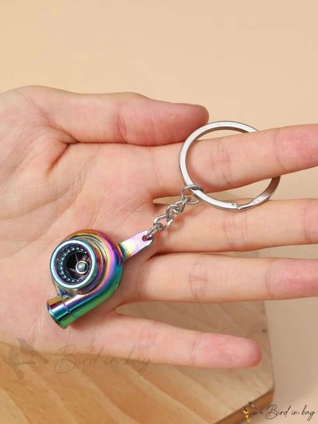 Oto Araba Anahtarlık Turbo Metal Bukalemun Renk Sessiz