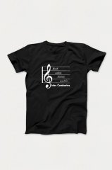 Müzik Seslerle Düşünme Sanatıdır Jules  Siyah Tshirt Unisex