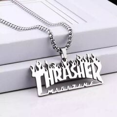 Thrasher Kolye Paslanmaz Çelik