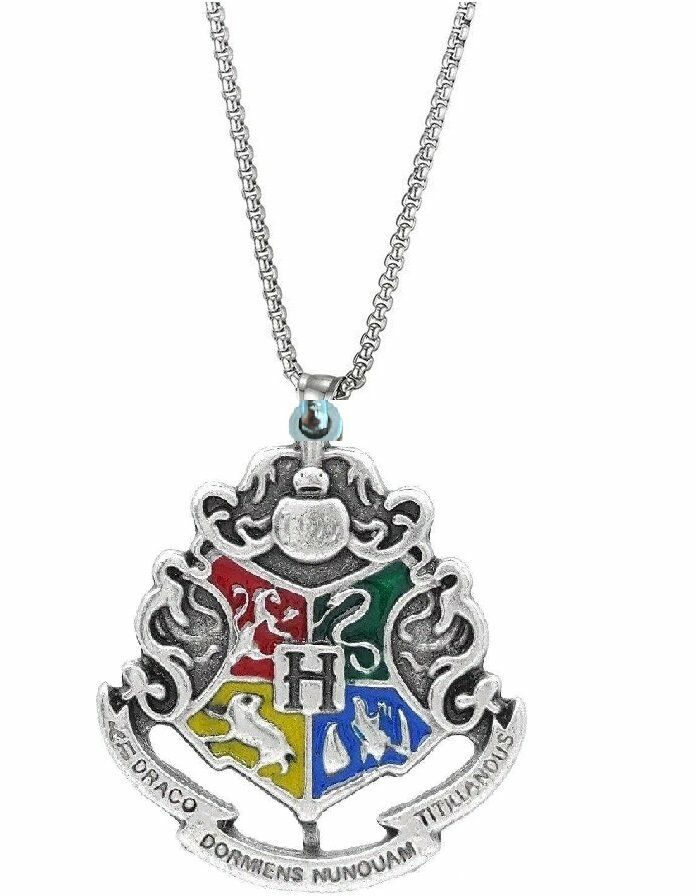 Harry Potter Hogwarts Logo Kolye Harry Dört Ev Kolye