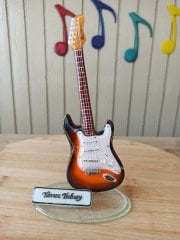 Elektro Gitar Cam Biblo Hediyelik Evet