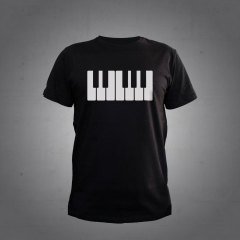 Piyano Siyah Tshirt