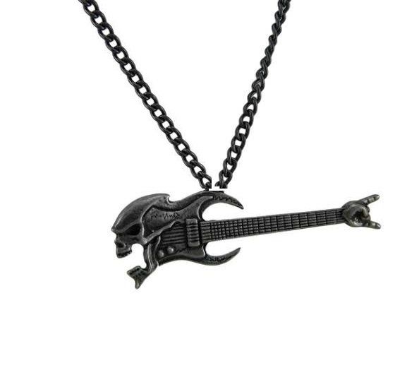 Gitar Siyah Kolye