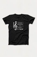 O çalınmamış bir notaydı...P.J. Parrish Siyah Tshirt Unisex