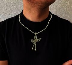 Gitar Kolye Paslanmaz Çelik