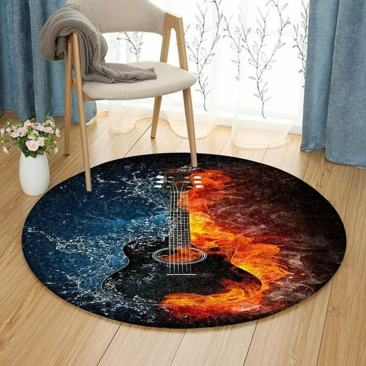 Gitar Yuvarlak Halı