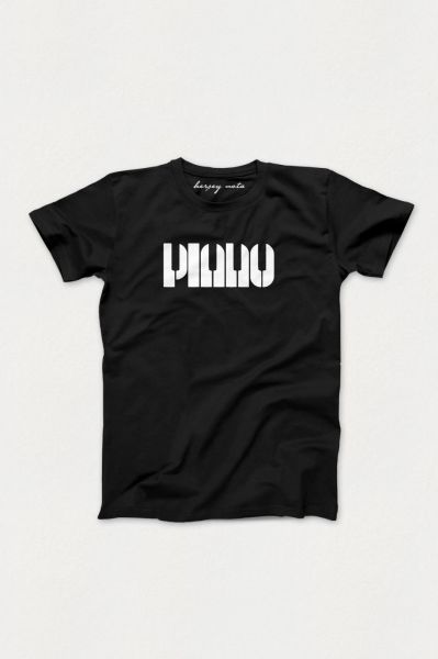 Herşey Nota Piyano Piano Siyah Tshirt