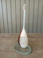Bağlama Saz Cam Biblo Hediyelik Evet