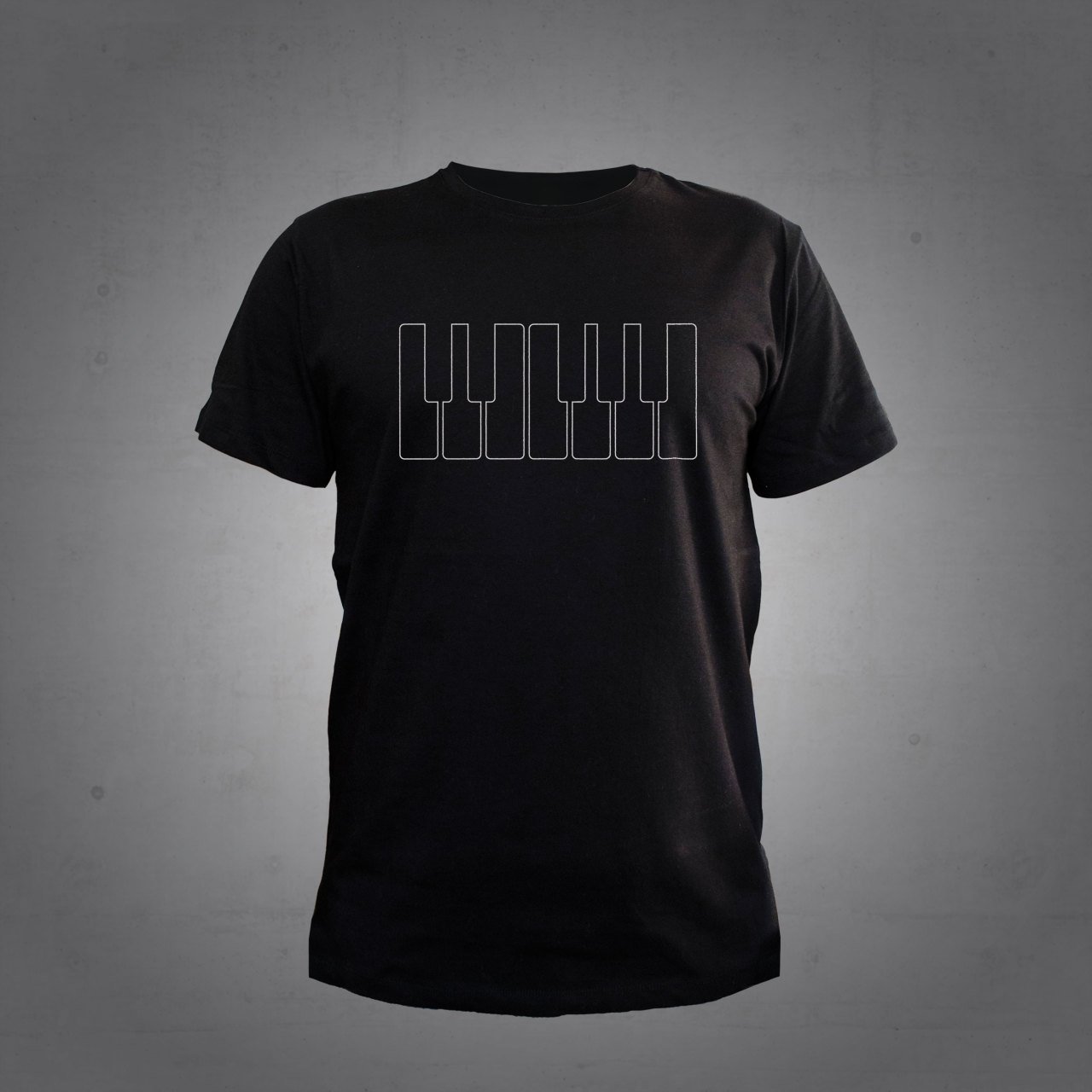 Piyano Siyah Tshirt