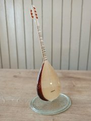Bağlama Saz Cam Biblo Hediyelik Hayır