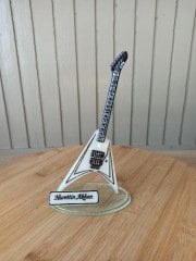 Elektro Gitar Cam Biblo Hediyelik