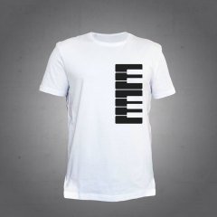Piyano Beyaz Tshirt L