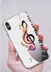 Renkli Sol Anahtar Samsung Telefon Kılıfı