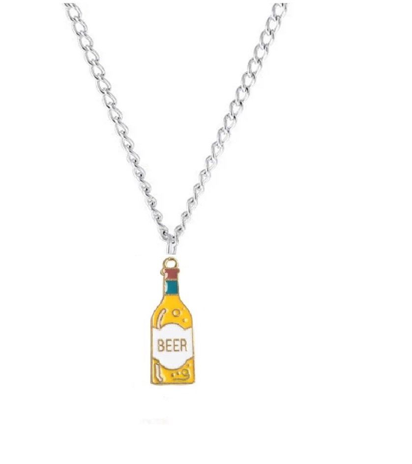 Beer Bira Desenli Kolye