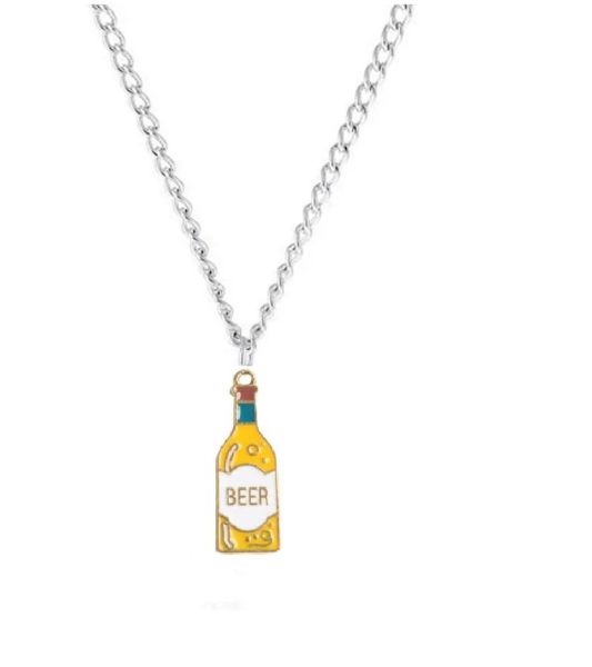 Beer Bira Desenli Kolye