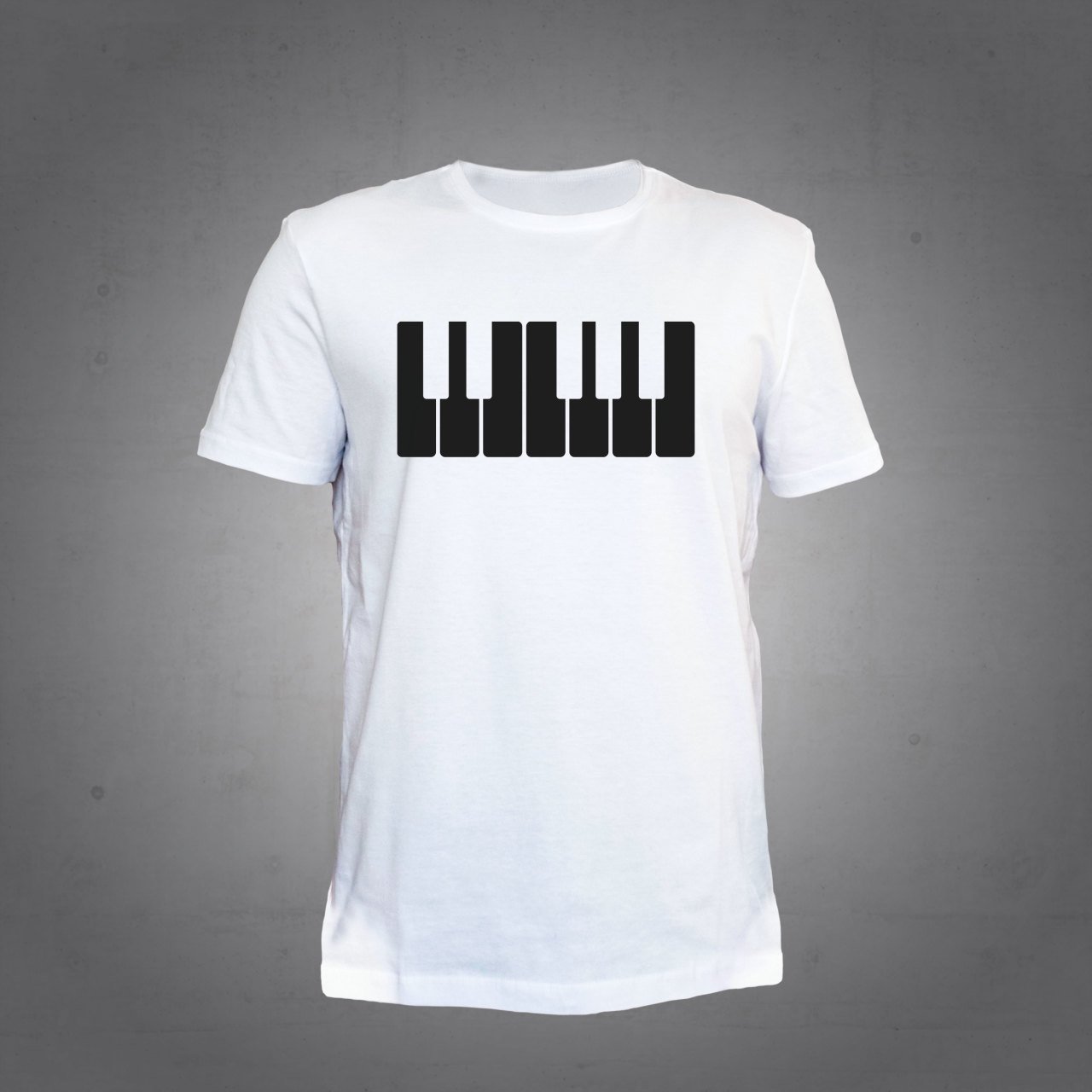 Piyano Beyaz Tshirt L