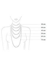 Piyano Müzik Nota Desen Kolye