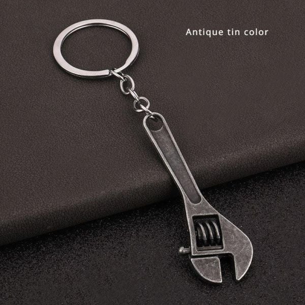 Kurbağacık İngiliz Anahtarı Anahtarlık Eskitme Renk Anahtarlık Tamir Hediye Çanta Süsü