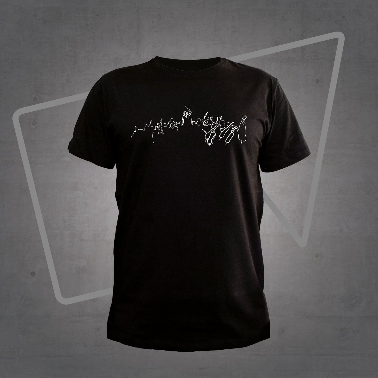 Senfoni Siyah Tshirt L